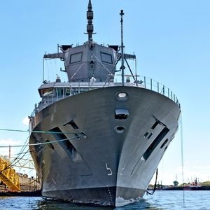 Photo of a large ship