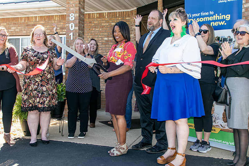 Ribbon cutting